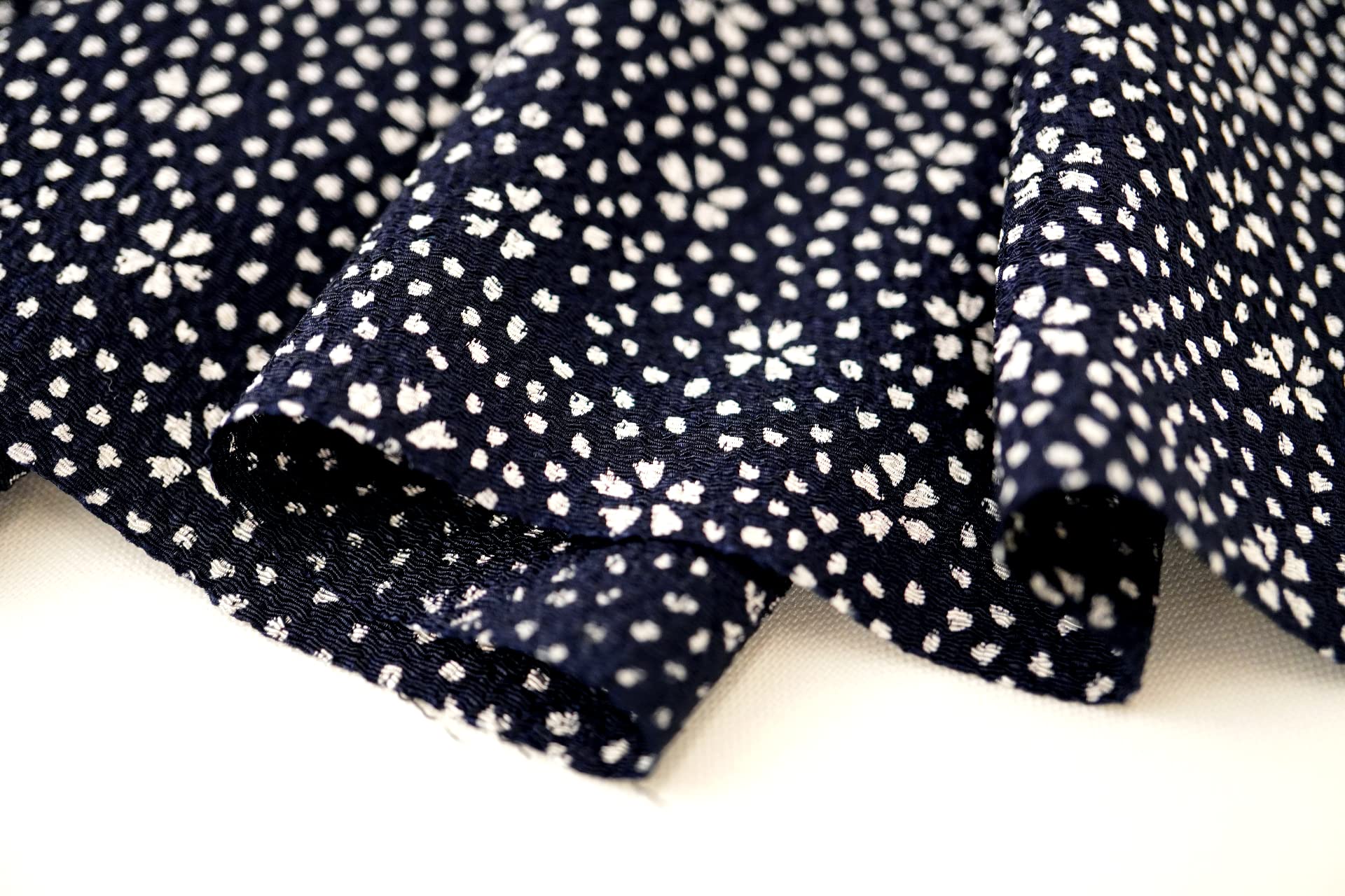 Unin Fiber, Komon Workshop, Futagoshi Crepe, Flower Fubuki (1126-A